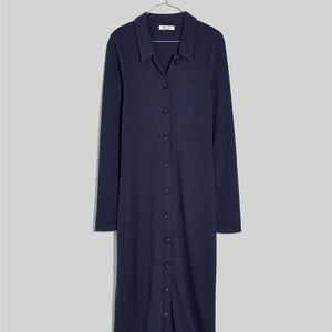 Madewell Button Front Midi Dress